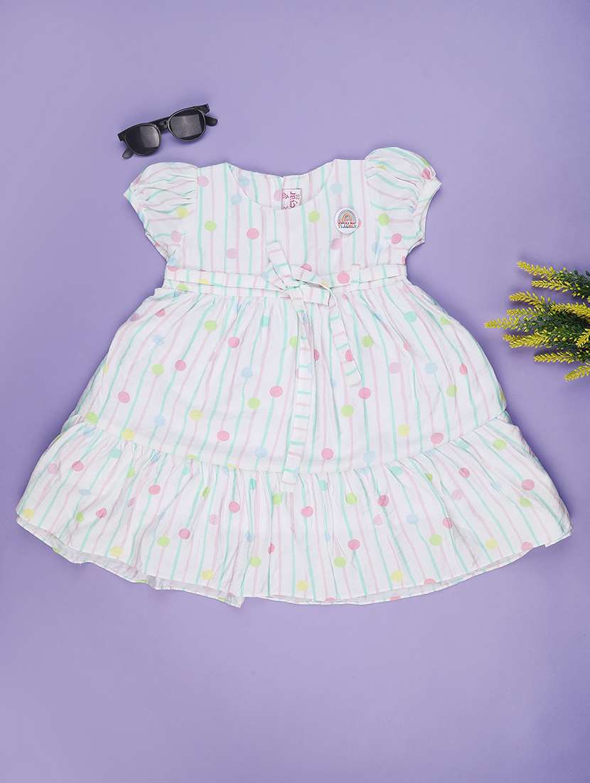 light green cotton frock