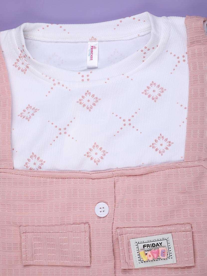 girls printed puff sleeve tiered dress - 22302494 -  Standard Image - 3