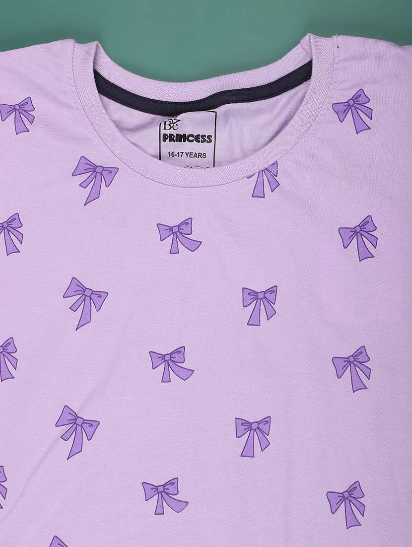 girls printed short sleeve tee - 22302716 -  Standard Image - 3