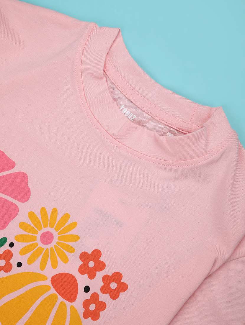 girls printed short sleeve tee - 22302798 -  Standard Image - 3