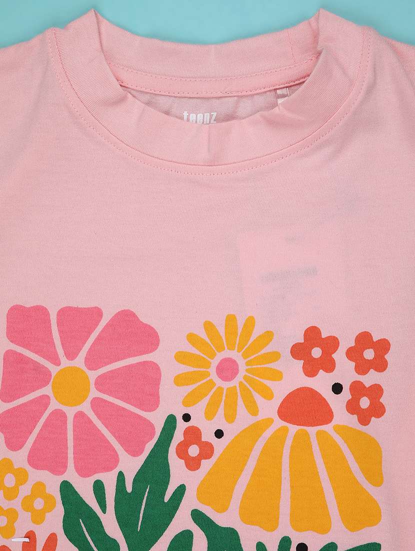 girls printed short sleeve tee - 22302798 -  Standard Image - 3