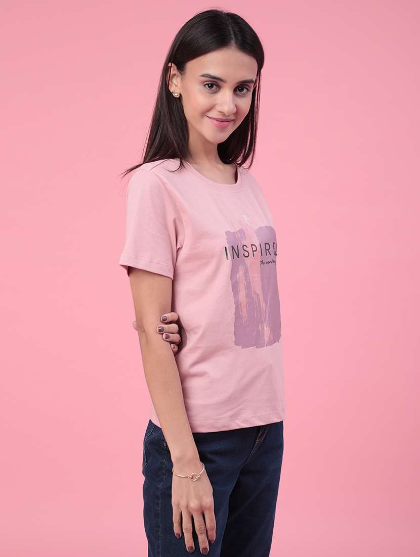 women printed short sleeve t-shirt - 22302809 -  Standard Image - 3