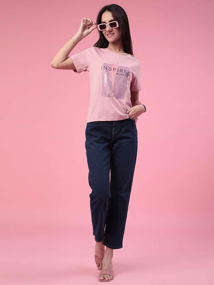 women printed short sleeve t-shirt - 22302809 -  Standard Image - 5