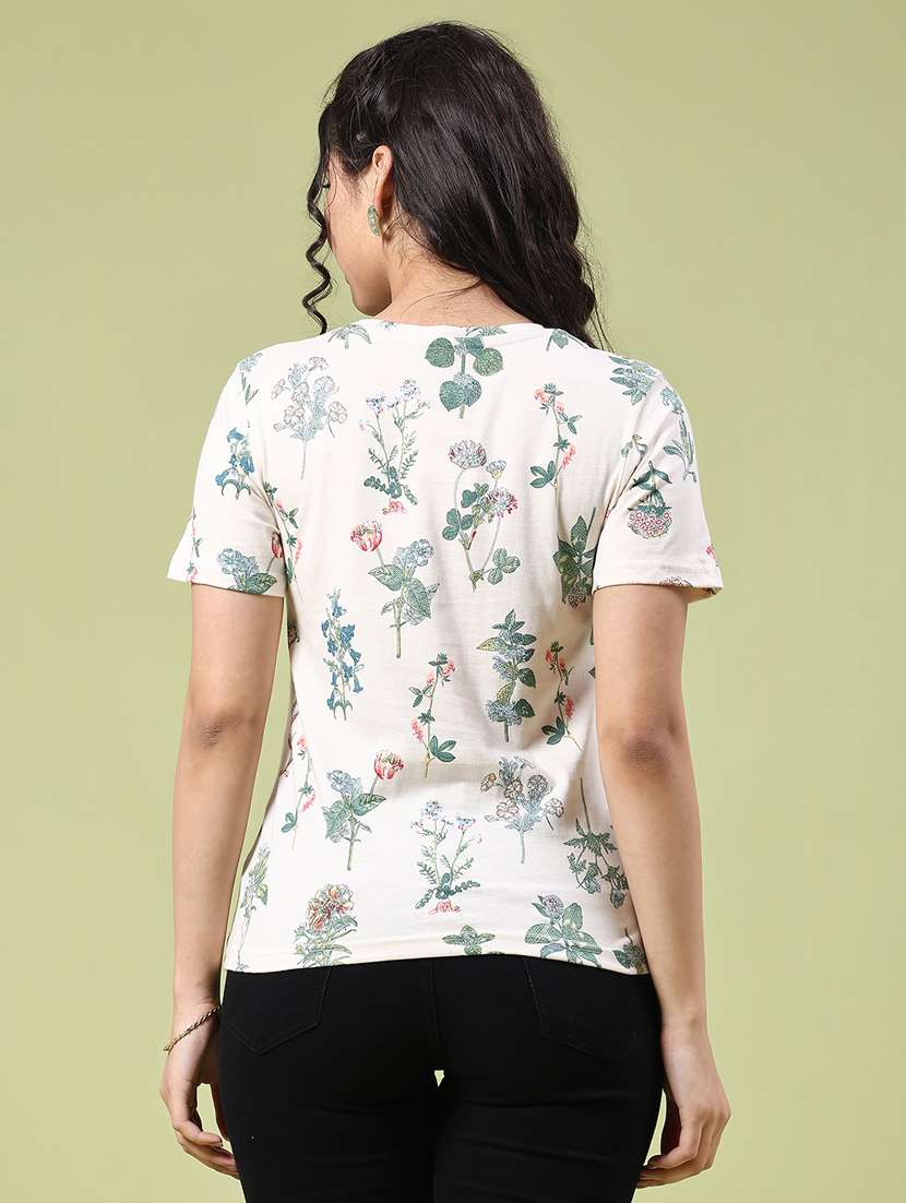 women printed short sleeve t-shirt - 22302810 -  Standard Image - 3