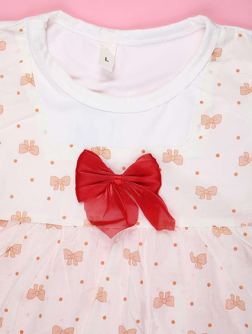 girls short sleeve flared dress - 22303007 -  Standard Image - 3