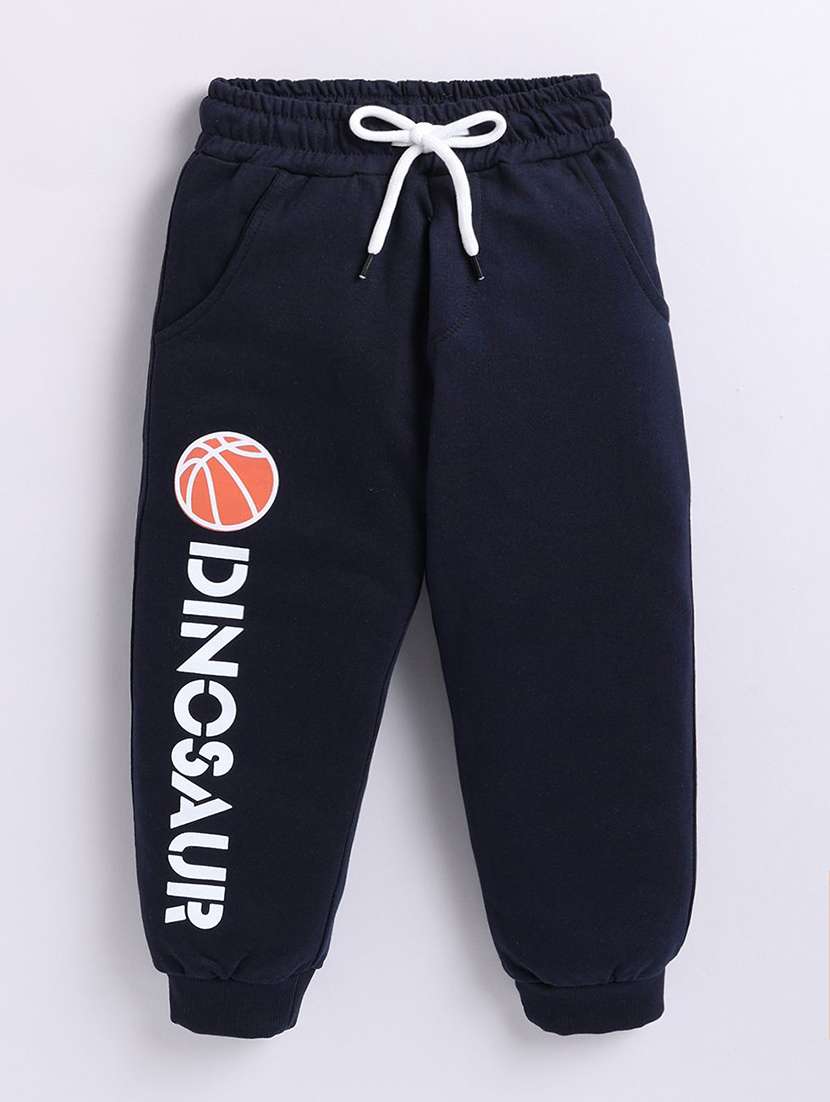 kids printed mid rise jogger