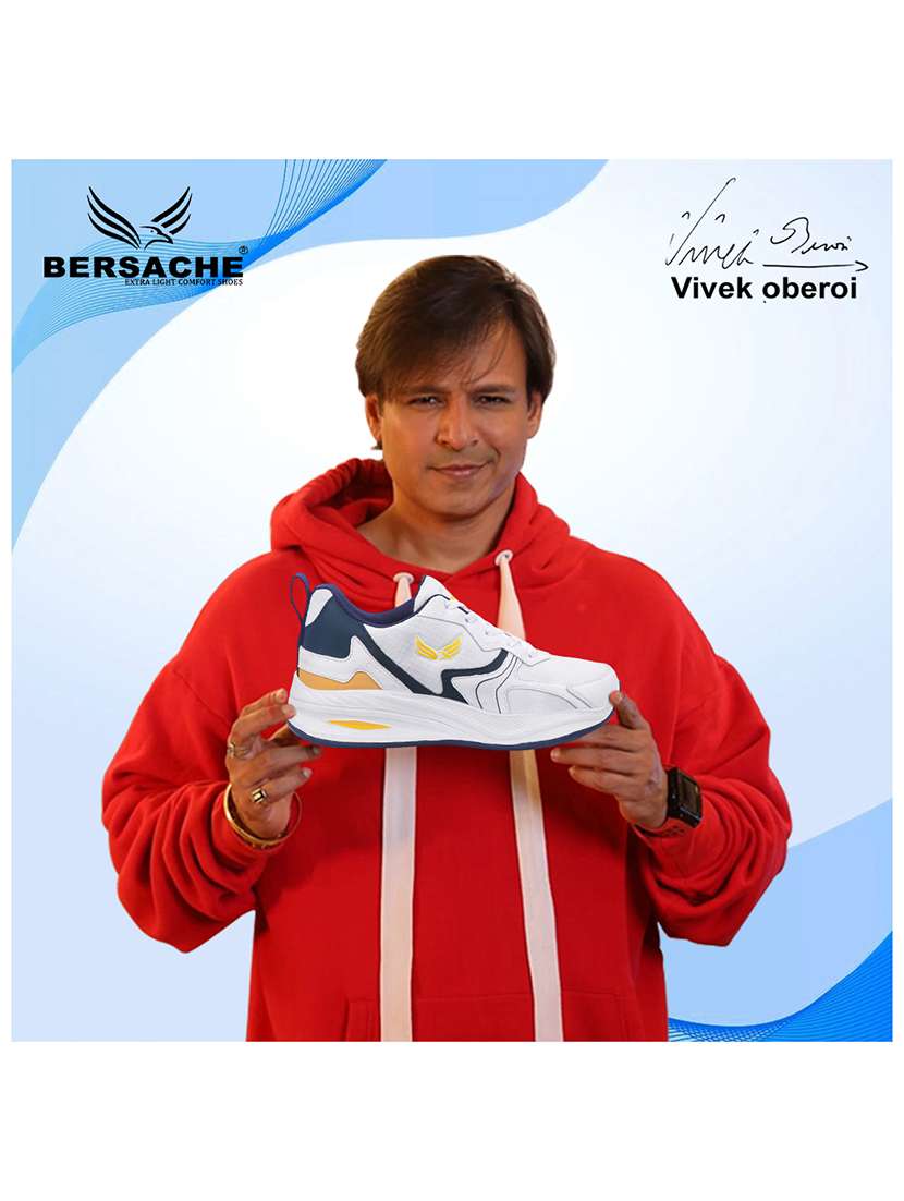 men white lace up sport shoe - 22303502 -  Standard Image - 5