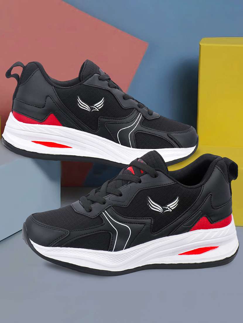 men black lace up sport shoe