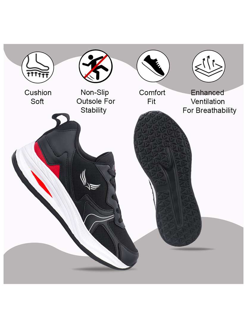 men black lace up sport shoe - 22303503 -  Standard Image - 3