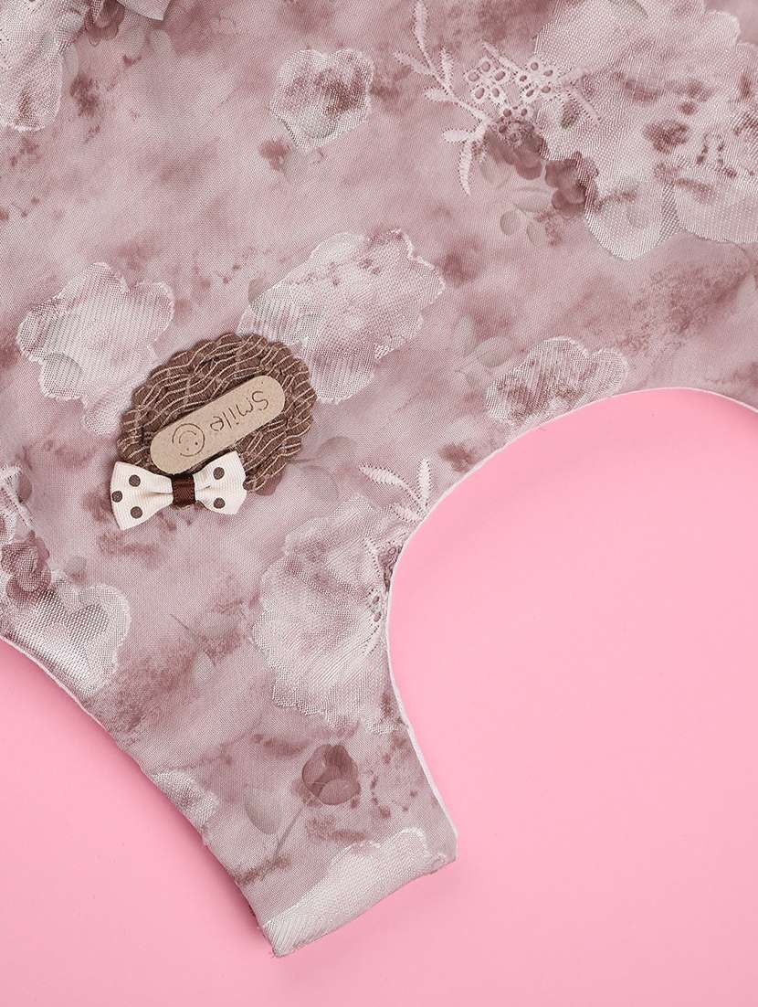 girls printed sleeveless flared frock - 22304196 -  Standard Image - 3