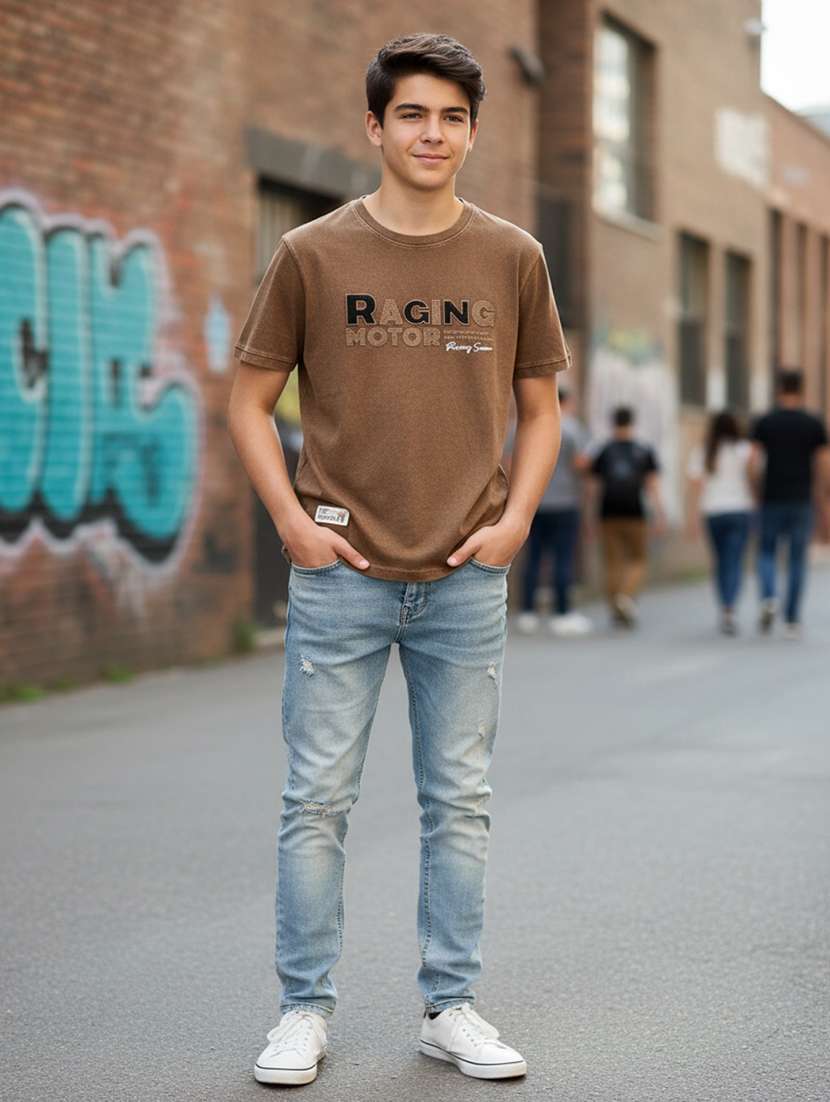 boys printed short sleeve t-shirt