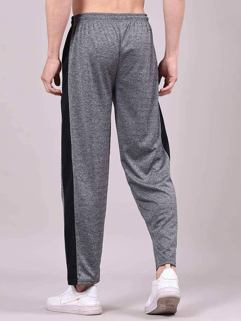men side taped mid rise full length track pant - 22304687 -  Standard Image - 3