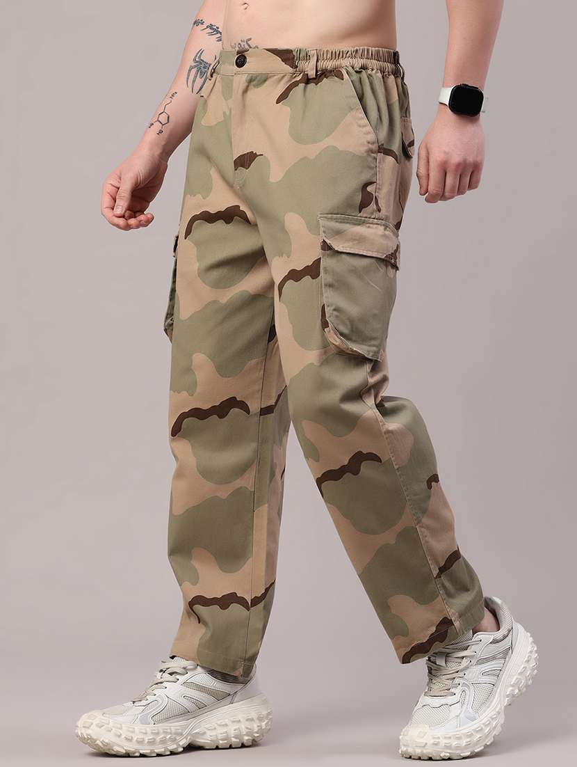 Men Printed Mid Rise Cargo Pant - 22304704 -  Standard Image - 3