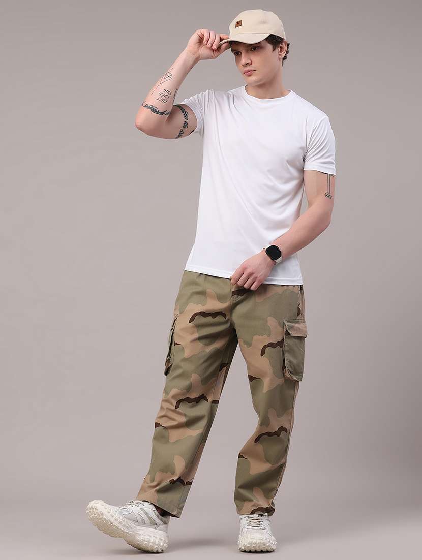 Men Printed Mid Rise Cargo Pant - 22304704 -  Standard Image - 5