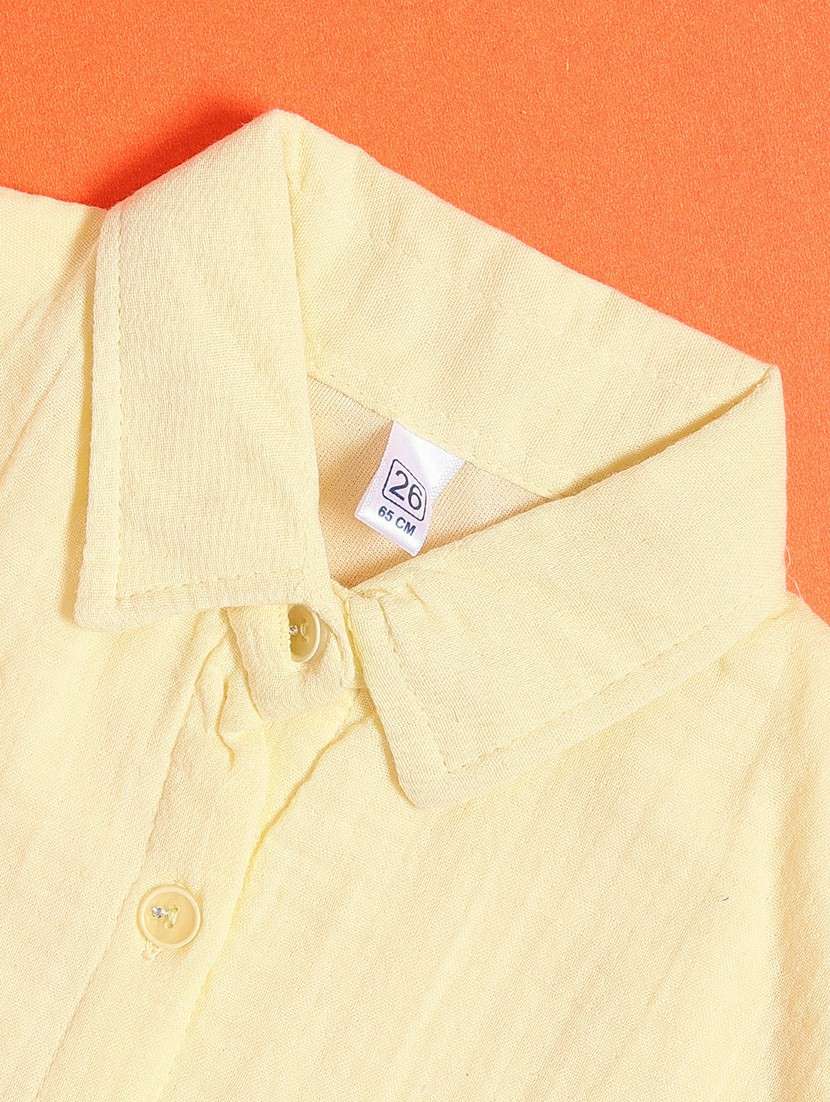 Yellow Cotton Top - 22305274 -  Standard Image - 3