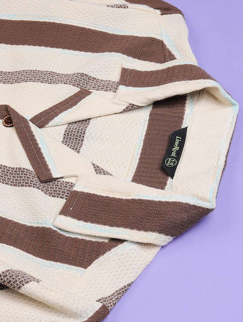 boys striped short sleeve casual shirt - 22305385 -  Standard Image - 3