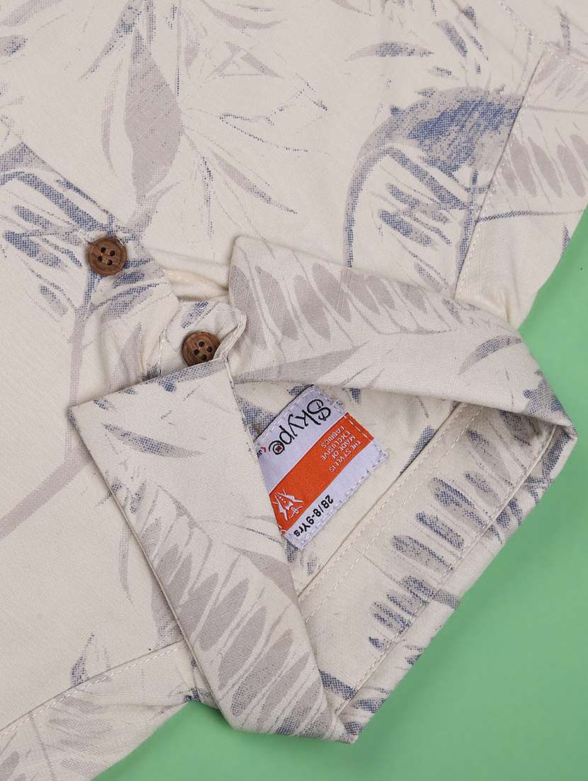 Boys Printed Collared Long Sleeve Shirt - 22305398 -  Standard Image - 3