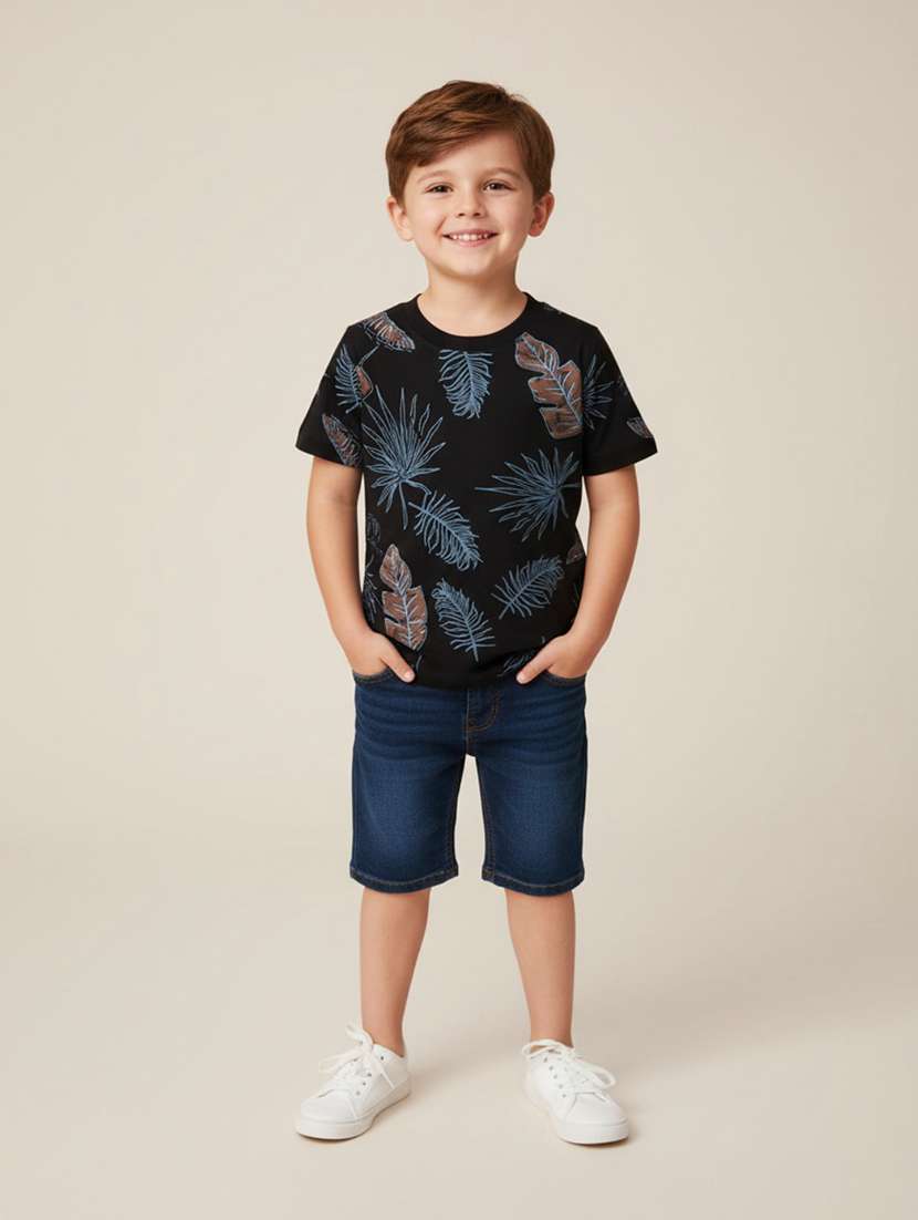 boys printed short sleeve t-shirt