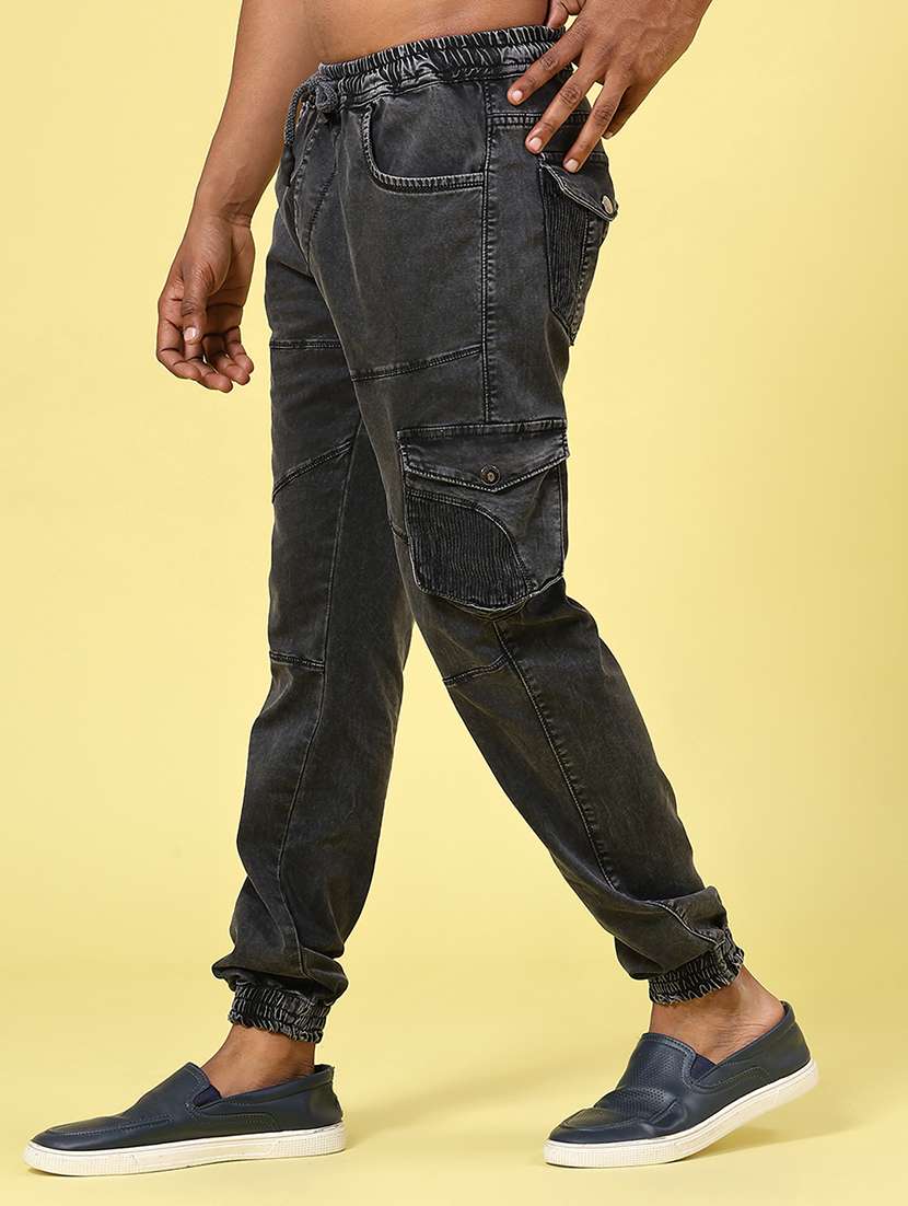 grey cotton joggers - 22305484 -  Standard Image - 3