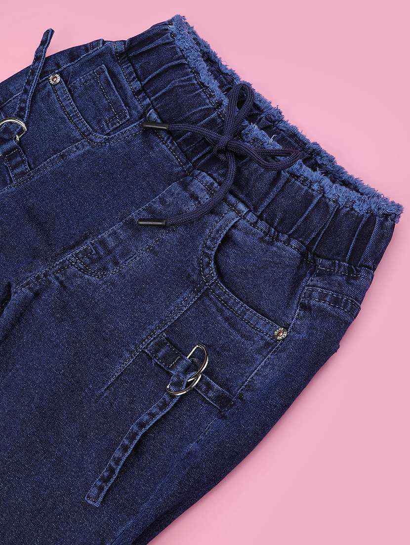 girls solid mid rise straight jean - 22305522 -  Standard Image - 3