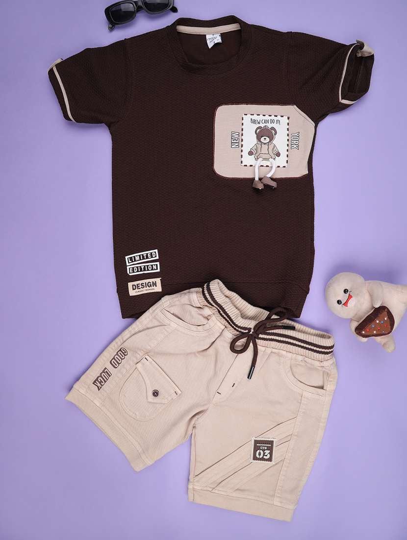 boys t-shirt and shorts co-ord set