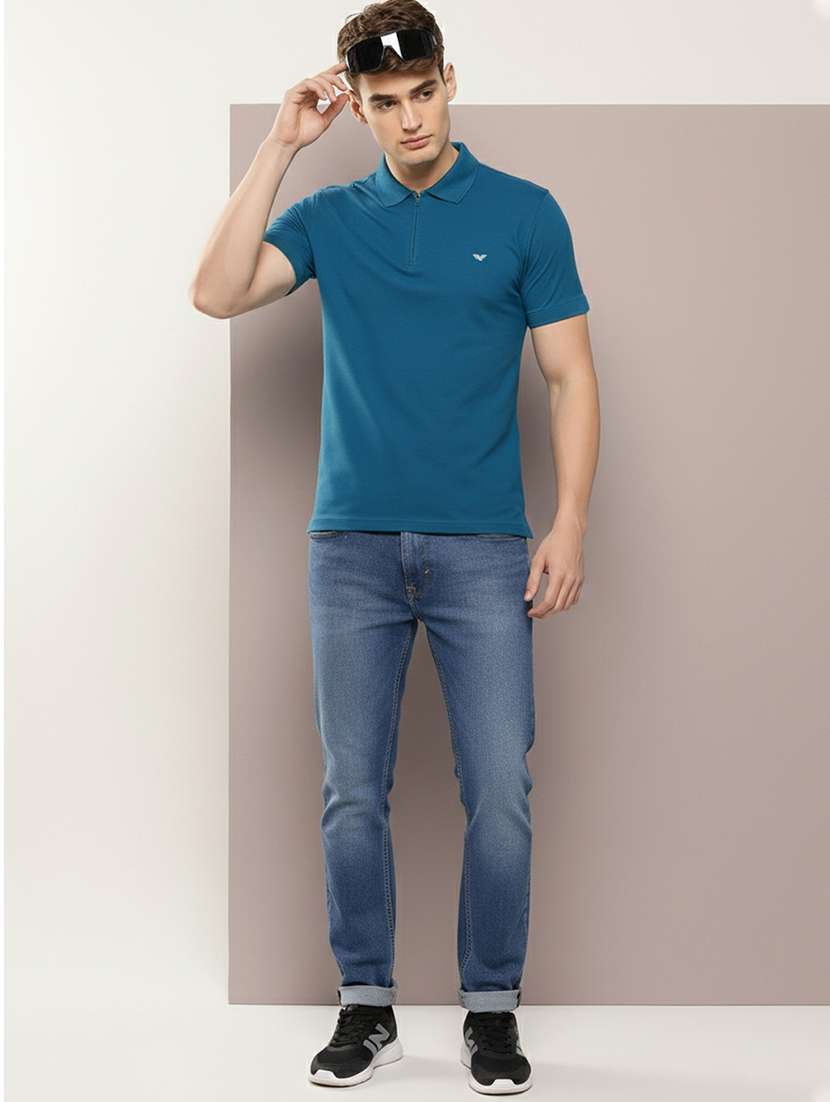 men solid short sleeve regular fit polo t-shirt - 22305721 -  Standard Image - 3