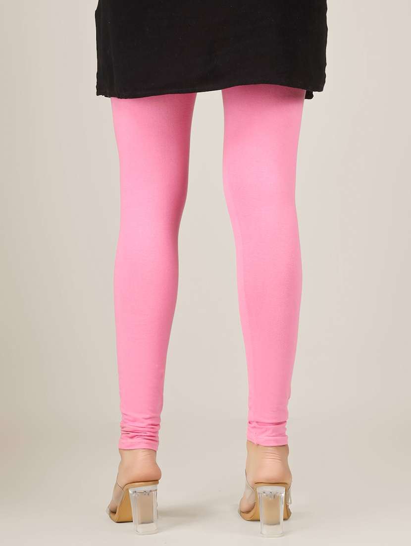 women solid mid rise legging - 22305742 -  Standard Image - 3