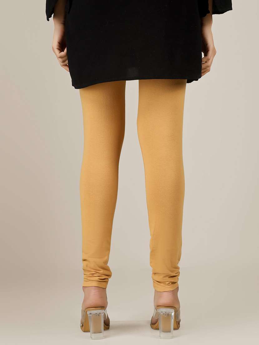 women solid mid rise legging - 22305744 -  Standard Image - 3