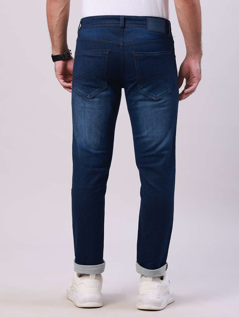 men washed mid rise full length jeans - 22305984 -  Standard Image - 3