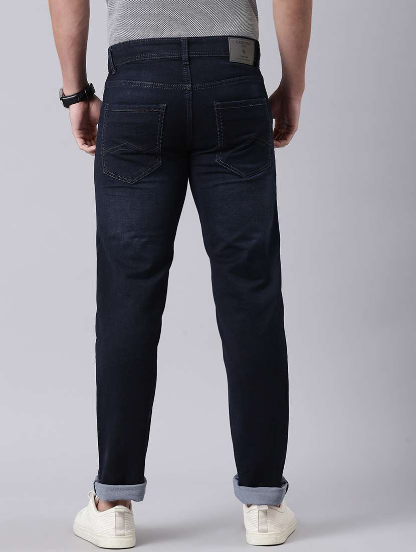 men washed mid rise full length jeans - 22305985 -  Standard Image - 3