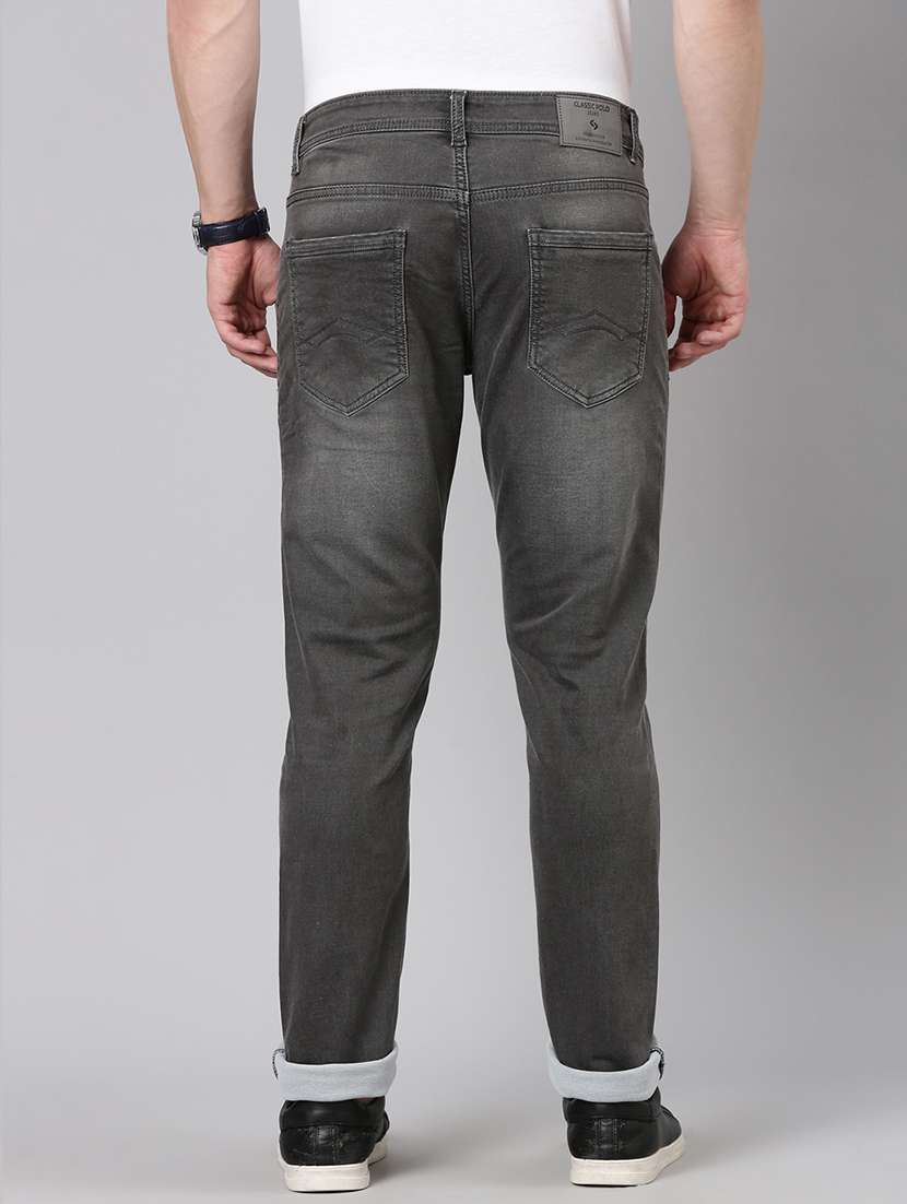 men washed mid rise full length jeans - 22305993 -  Standard Image - 3