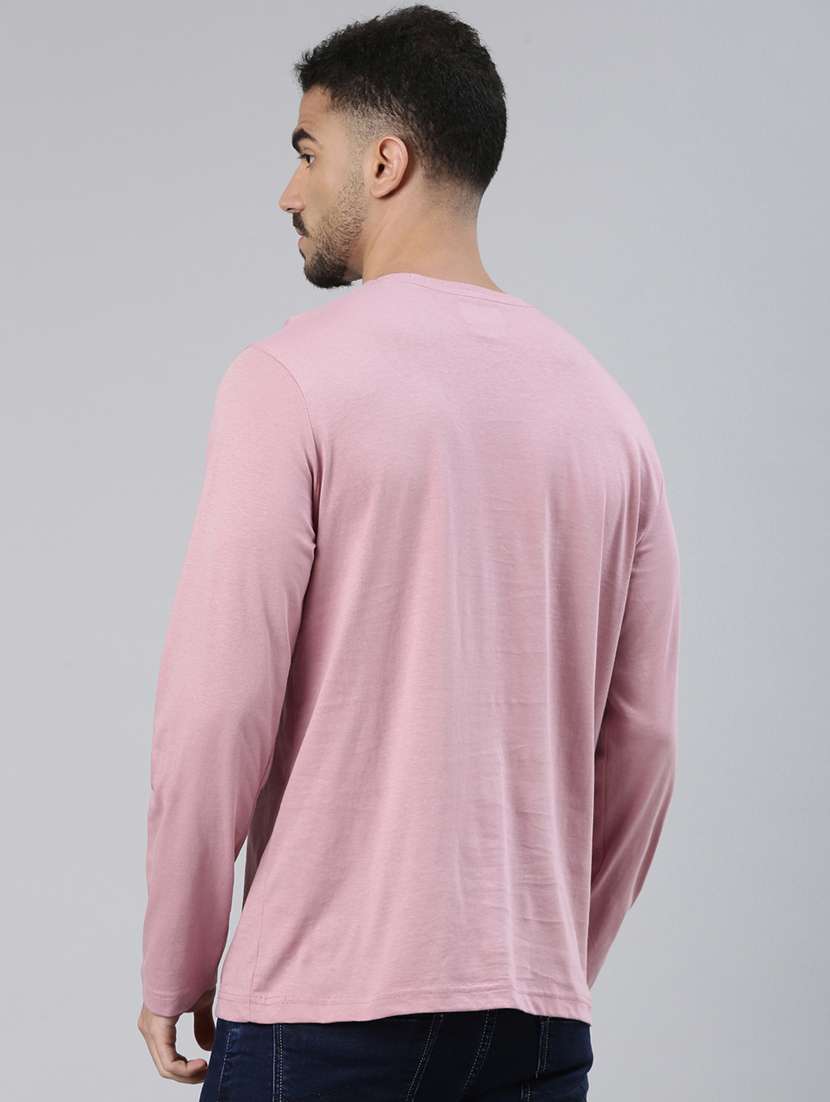 men logo print long sleeve regular fit t-shirt - 22305994 -  Standard Image - 3