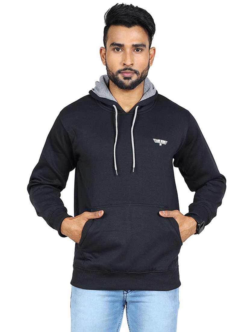 men logo print long sleeve regular fit sweatshirt