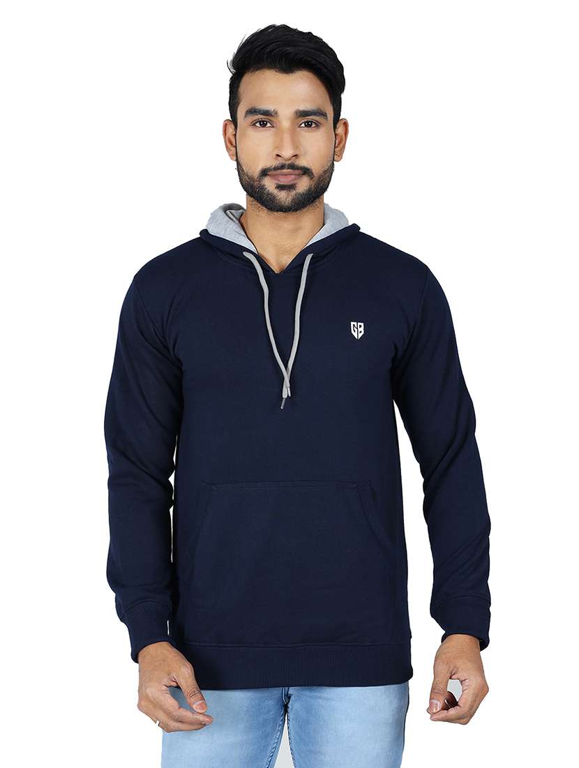 men logo print long sleeve regular fit sweatshirt