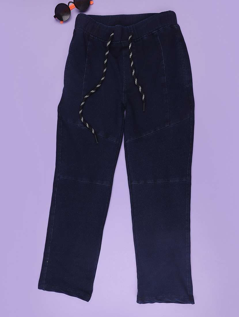 blue cotton jogger
