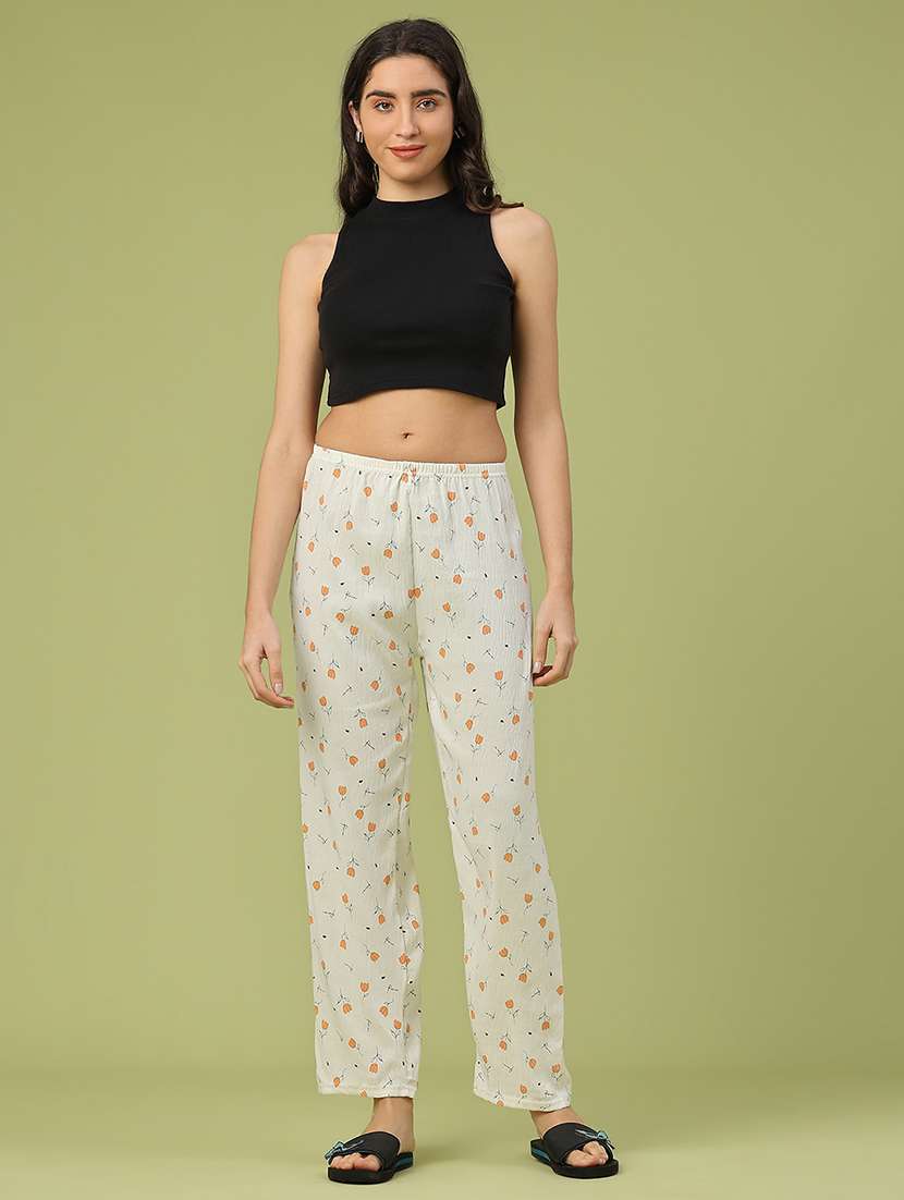 women printed mid rise pajama - 22307053 -  Standard Image - 5