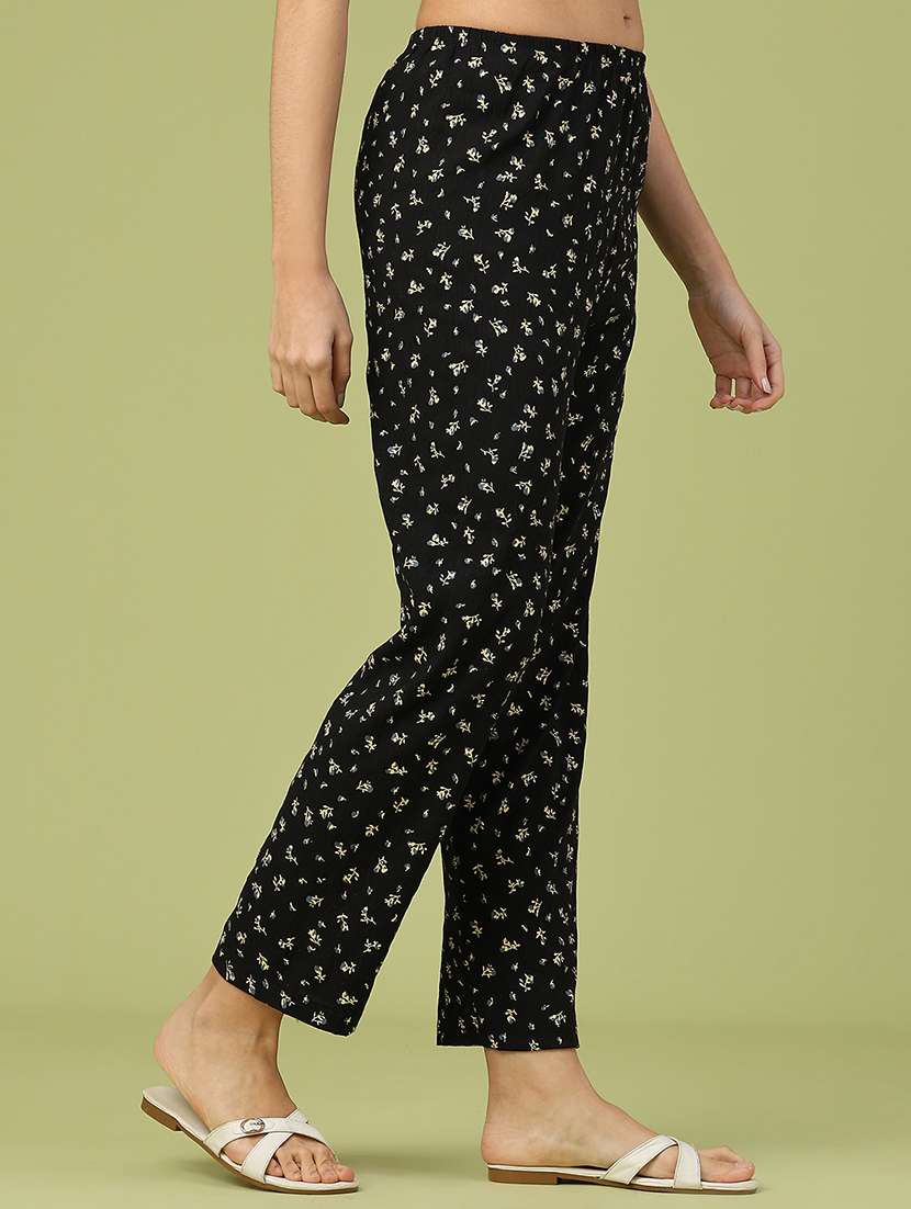 women printed mid rise pajama - 22307055 -  Standard Image - 3