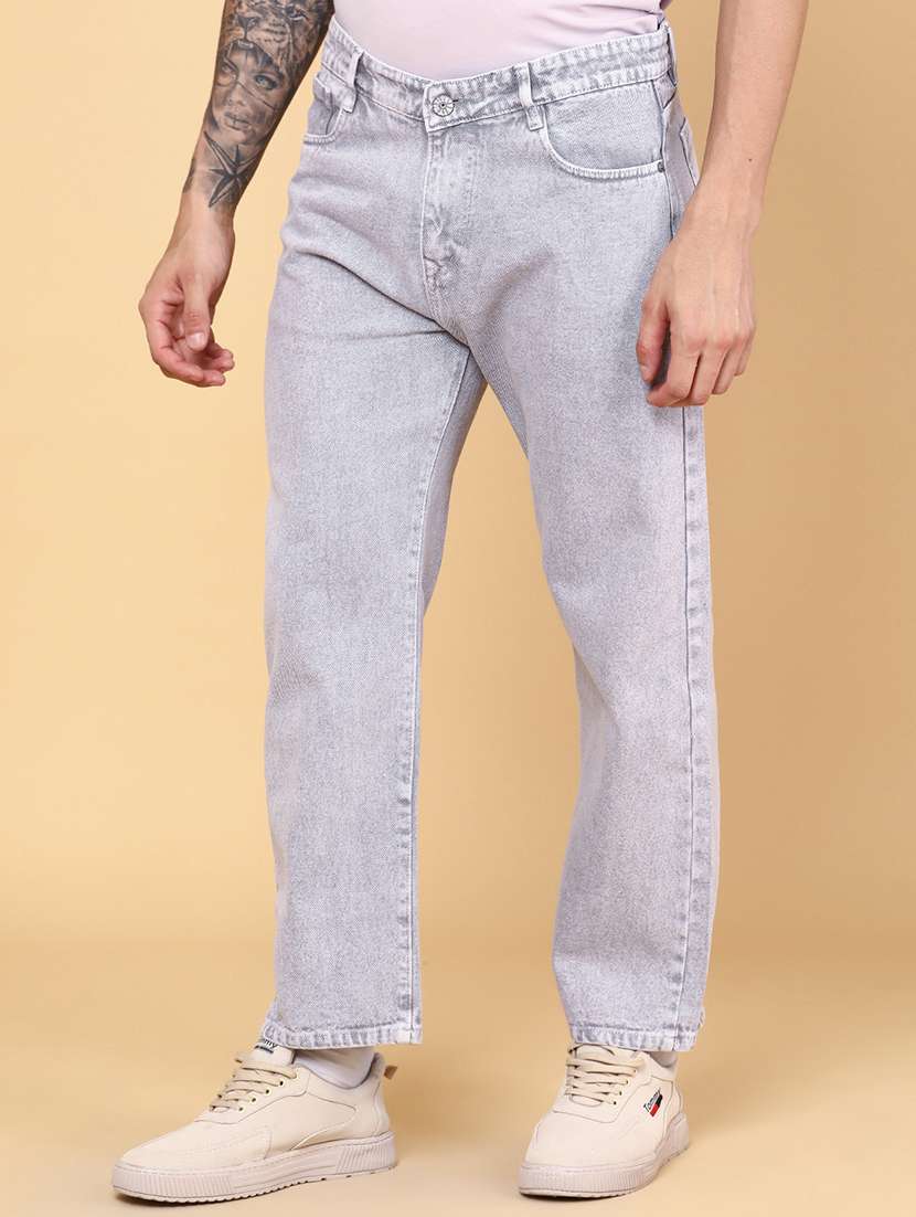 grey denim jeans