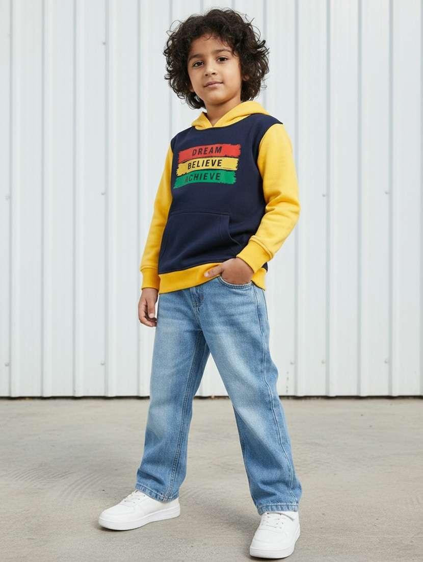 boys printed long sleeve hooded sweatshirt - 22307537 -  Standard Image - 3