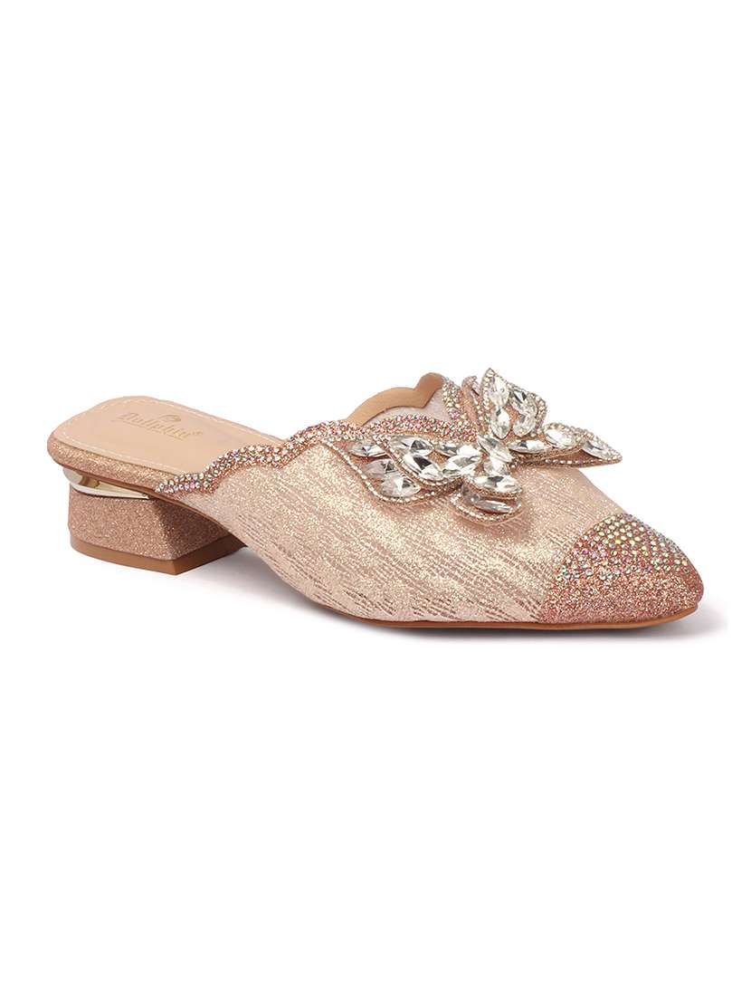 women embellished slip on mules - 22307565 -  Standard Image - 3