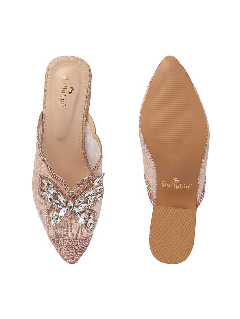 women embellished slip on mules - 22307565 -  Standard Image - 5