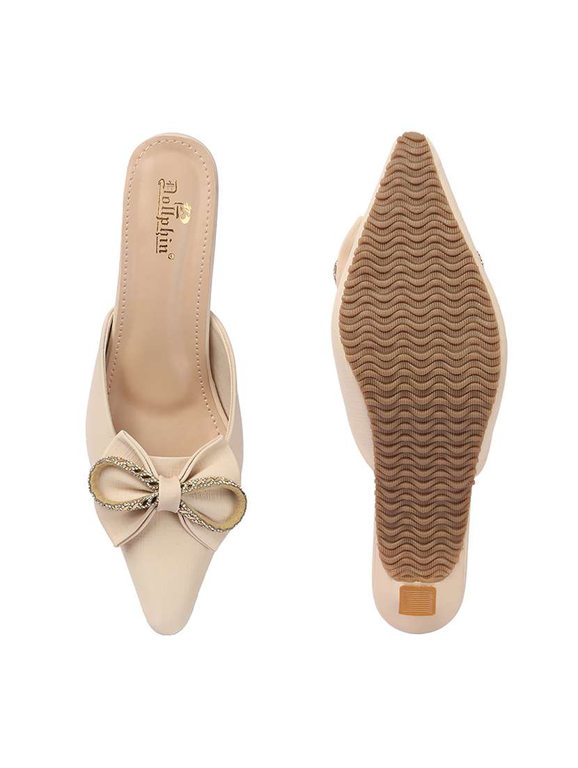 women embellished slip on mules - 22307573 -  Standard Image - 5