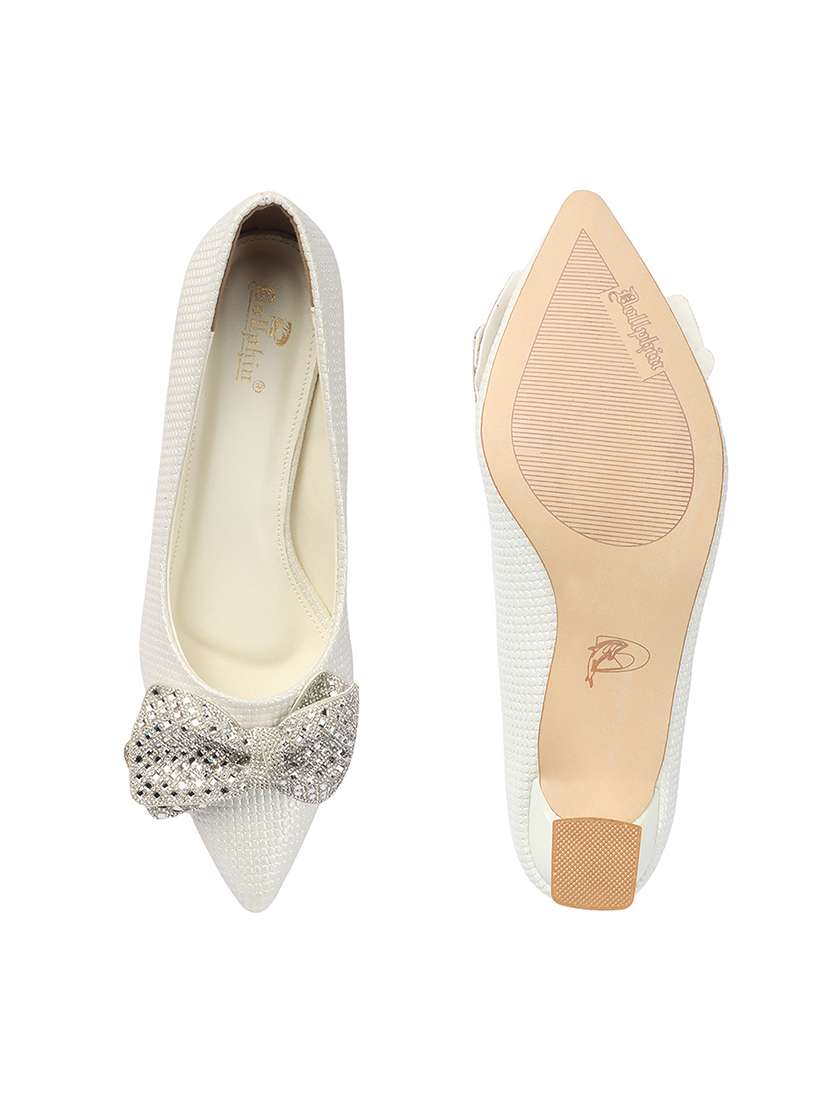 women embellished slip on pump - 22307578 -  Standard Image - 5