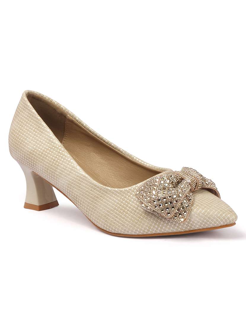 women embellished slip on pump - 22307579 -  Standard Image - 3