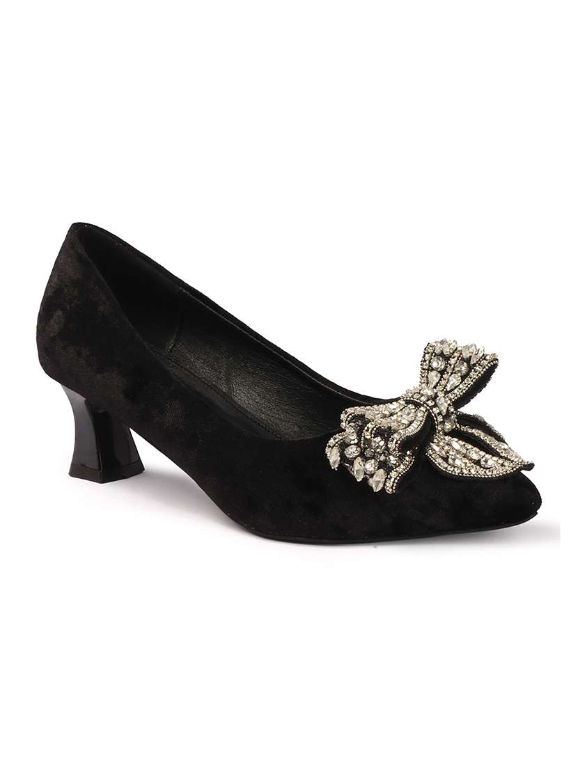 women embellished slip on pump - 22307583 -  Standard Image - 3