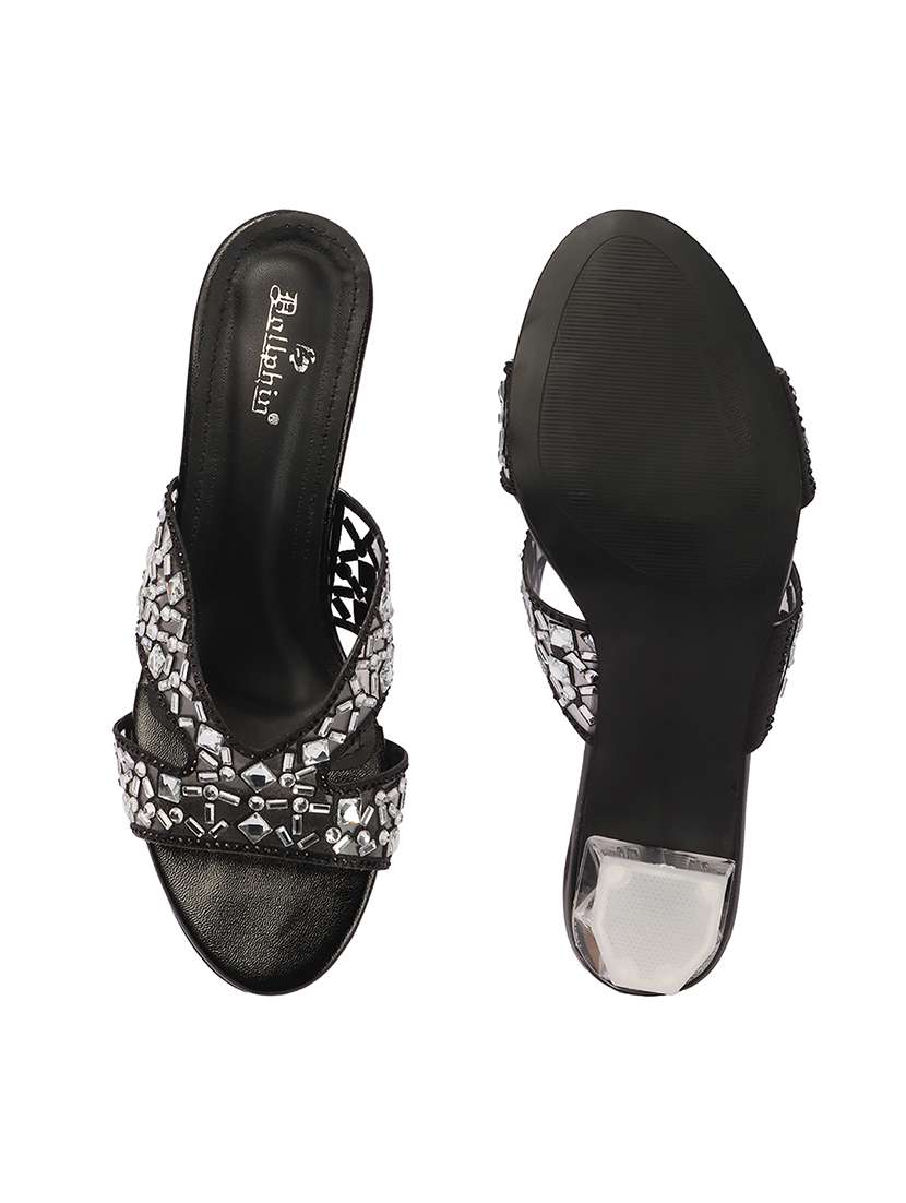 women embellished slip on sandal - 22307588 -  Standard Image - 5