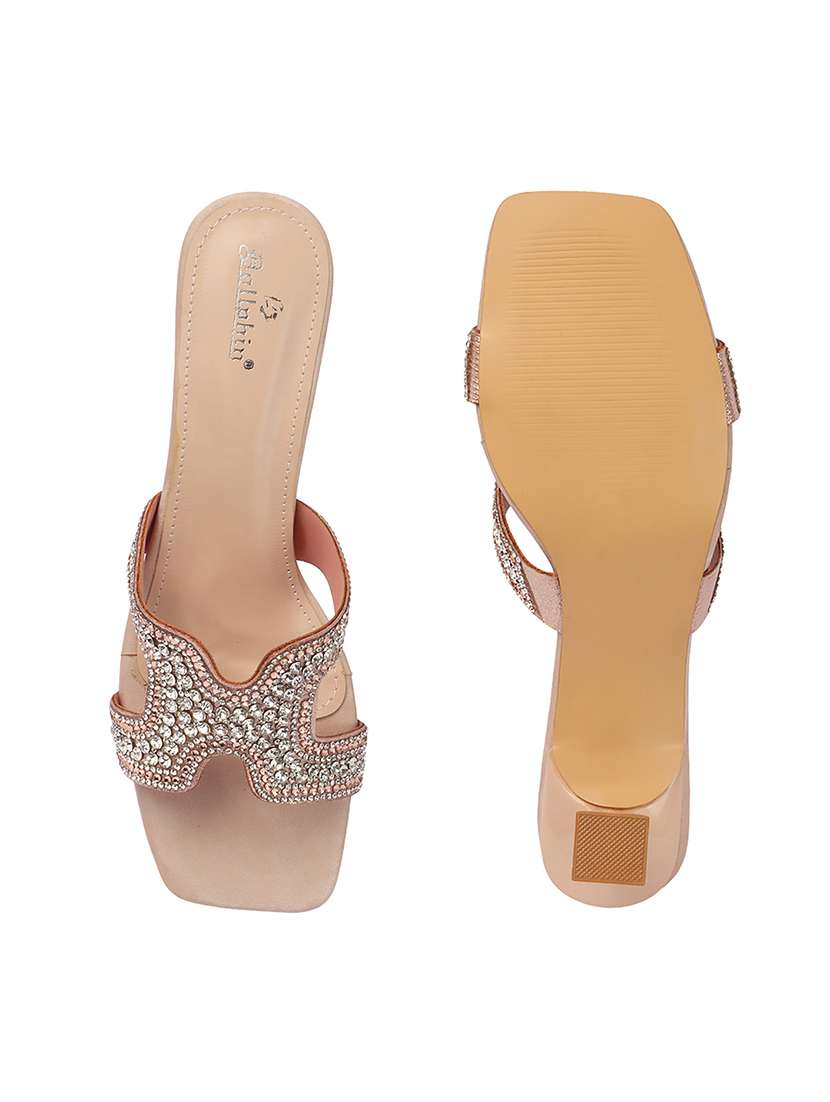 women embellished slip on sandal - 22307589 -  Standard Image - 5