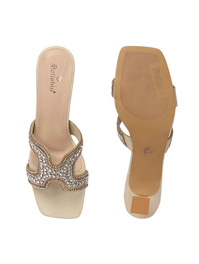 women embellished slip on sandal - 22307590 -  Standard Image - 5