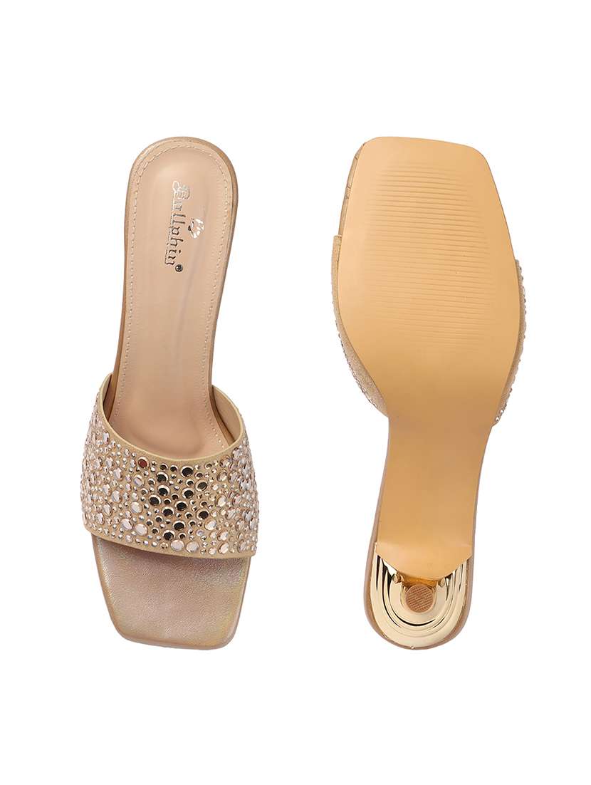 women embellished slip on sandal - 22307593 -  Standard Image - 5
