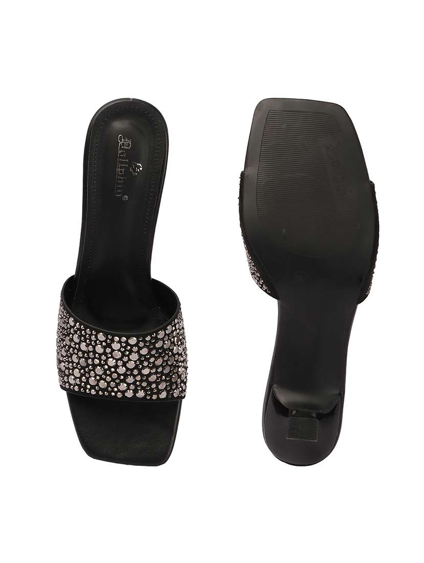 women embellished slip on sandal - 22307594 -  Standard Image - 5